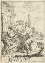 Pastoral scene med Dameet, Galate og Amaril