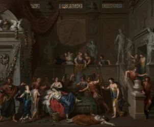 The Death of Cleopatra, ca. 1700-10 (olie på lærred)