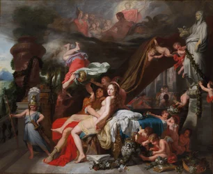 Hermes beordrer Calypso til at frigive Odysseus, ca. 1670.