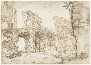 Ruinerne af Colosseum, Rom, set indefra
