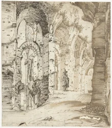 Ruinerne af paladsets underbygning af Septimius Severus, Rom