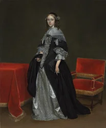 Portræt af en kvinde, ca. 1665.