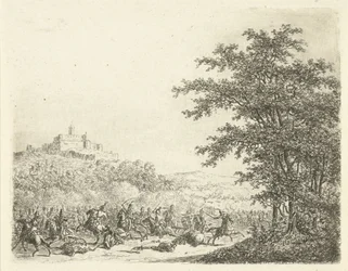 Ridekamp ved fæstningen Königstein Møde i Königstein
