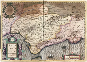 Andalusien, Spanien (gravering