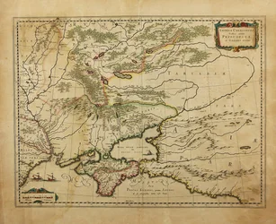 Tauriske Chersonesus. Kort over Krim, 1595