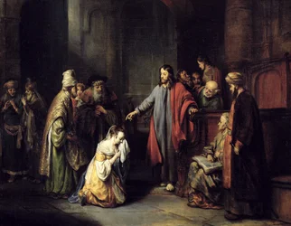 Kristus og den ægteskabelige kvinde, 1653