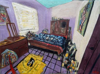 Art Crib, 2024 (olie på lærred)
