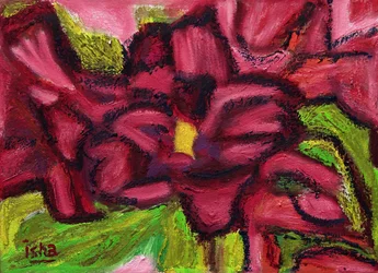 Desert Roses, 2018 (olie på lærred)
