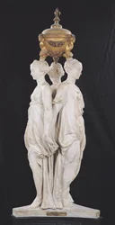 De tre gratier, gravmonument med hjertet af Henrik 2. (1519-59), 1559