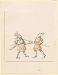 Freydal, The Book of Jousts and Tournament of Emperor Maximilian I: Combats on Foot (Jousts) (Bind III): Plade 148