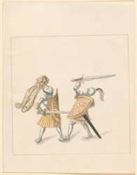 Freydal, The Book of Jousts and Tournament of Emperor Maximilian I: Combats on Foot (Jousts) (Bind III): Plade 161