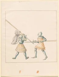 Freydal, The Book of Jousts and Tournament of Emperor Maximilian I: Combats on Foot (Jousts) (Bind III): Plade 147