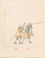 Freydal, The Book of Jousts and Tournament of Emperor Maximilian I: Combats on Foot (Jousts) (Bind III): Plade 150
