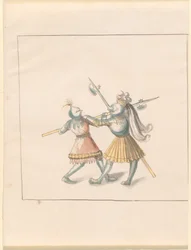 Freydal, The Book of Jousts and Tournament of Emperor Maximilian I: Combats on Foot (Jousts) (Bind III): Plade 143