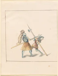 Freydal, The Book of Jousts and Tournament of Emperor Maximilian I: Combats on Foot (Jousts) (Bind III): Plade 142