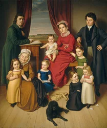 En kunstner og hans familie
