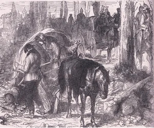 Et sammenbrud, Cassells historie om krigen mellem Frankrig og Tyskland udgivet af Cassell and Company Limited, ca. 1890 (litho)