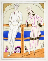 Ammeer, Outfits af Gerard Bresser, fra Styl, pub.1922 (pochoir print)