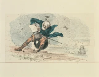 Baron Munchausen (farve litho)