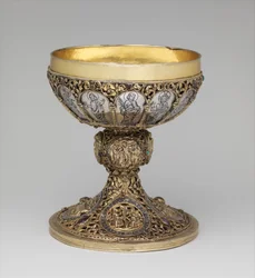 Kalk, ca. 1230-50 (sølv, forgyldt sølv, niello og juveler)
