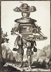 Kostume til en konditor, pub. af Gerard Valck (16512-1726) c.1690