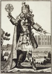 Kostume til en astrolog, pub. af Gerard Valck (16512-1726) c.1690