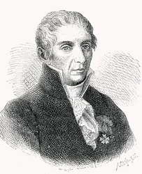 Grev Alessandro Volta (1745-1827) graveret af Adolf Closs (1840-94)
