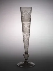 Flute Glass, begyndelsen af 1600-tallet (glas)