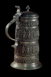 Tysk kunst: krus af vermeil fra Annaberg. 16. århundrede. Paris, Louvre-museet