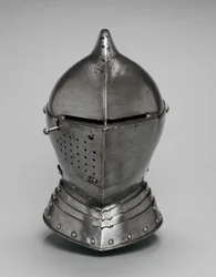 Hjelm, ca. 1560-80 (stål)