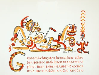 Illustration fra Styl, pub.1922 (pochoir print)