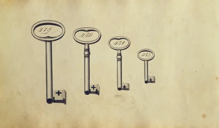 Keys, begyndelsen af det 19. århundrede (wc)