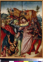 Judaskysset. Maleri af en tysk mester, begyndelsen af det 16. århundrede. Pusjkin-statsmuseet for billedkunst, Moskva.