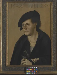 Portræt af en ung mand (olie på træ)