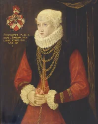 Portræt af Barbara Ridler, 1581