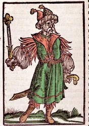 Portræt af Djengis Khan (Temudjin