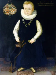 Portræt af Maximilian Eisenreich, 3 år