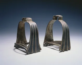 Stigbøjle, ca. 1525-1550 (stål med moderne sort maling)