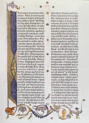 Den 36-linjers bibel, trykt af Gutenberg (vellum)
