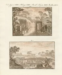 Den udgravede by Pompeji