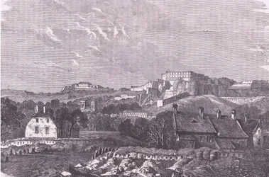 View of Belfort, Cassells historie om krigen mellem Frankrig og Tyskland udgivet af Cassell and Company Limited, ca. 1890 (litho)
