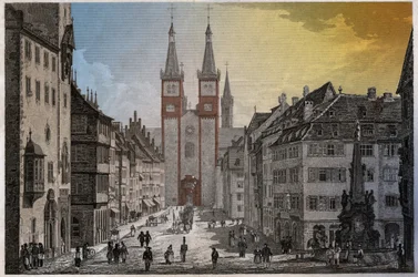 Würzburg. (stik, ca. 1830)
