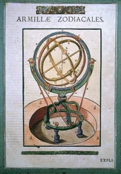 Zodiacal Armillary Sphere i "Mechanical Astronomy" af Tycho Brahe (1546 - 1601), Wandsbeck