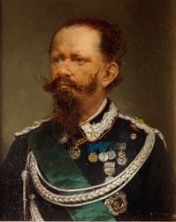 Portræt af Victor Emmanuel II