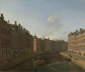 Udsigt over den gyldne bøjning i Herengracht fra øst