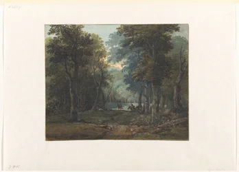 Jægere i en skov