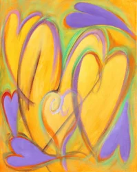 G Hearts 11, 2016 (akryl på lærred)