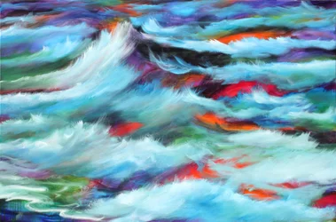 Wonderment Seas, 2015 (akryl på lærred)