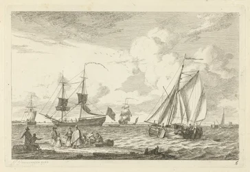 Havlandskab med forskellige sejlskibe Forskellige skibe (serietitel)
