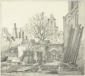 Nedrivningen af ​​det vestindiske hus i Amsterdam